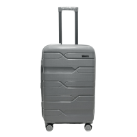 Чемодан средний M полипропилен Milano bag 0306 65×42×28см 56л Серебряный