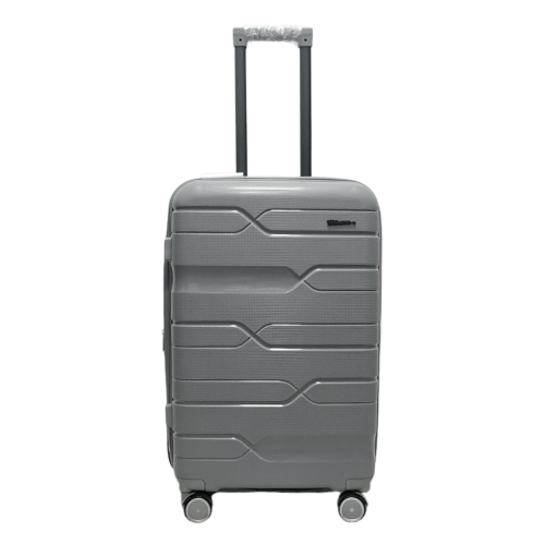 Чемодан средний M полипропилен Milano bag 0306 65×42×28см 56л Серебряный