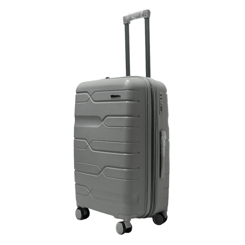 Чемодан средний M полипропилен Milano bag 0306 65×42×28см 56л Серебряный