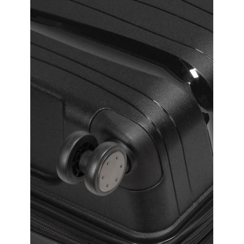 Чемодан средний M полипропилен Worldline Airtex 283 66×44×28см 80л Черный