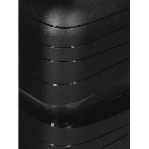 Чемодан средний M полипропилен Worldline Airtex 283 66×44×28см 80л Черный