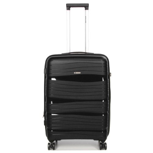 Чемодан средний M полипропилен Worldline Airtex 283 66×44×28см 80л Черный
