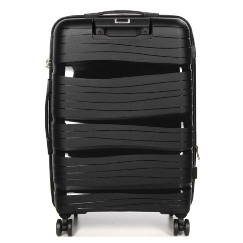 Чемодан средний M полипропилен Worldline Airtex 283 66×44×28см 80л Черный
