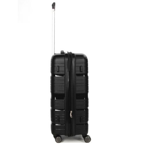 Чемодан средний M полипропилен Worldline Airtex 283 66×44×28см 80л Черный