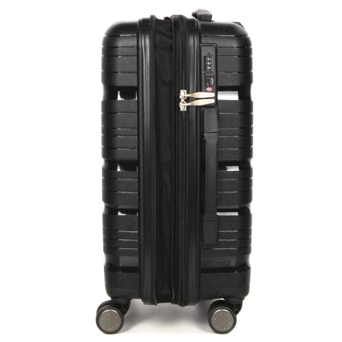 Чемодан маленький S полипропилен Worldline Airtex 283 56×33×22см 52л Черный