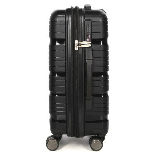 Чемодан маленький S полипропилен Worldline Airtex 283 56×33×22см 52л Черный