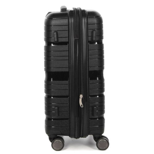 Чемодан маленький S полипропилен Worldline Airtex 283 56×33×22см 52л Черный