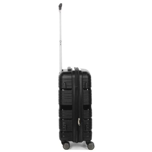 Чемодан маленький S полипропилен Worldline Airtex 283 56×33×22см 52л Черный