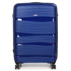 Чемодан большой L полипропилен Worldline Airteх 283 74,5×49×32см 120л Темно-синий