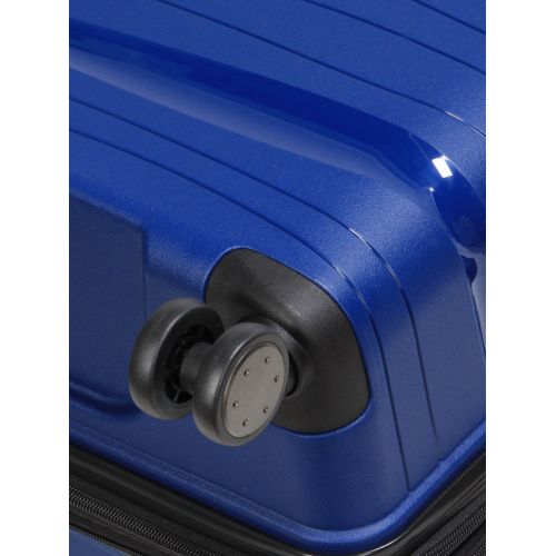 Чемодан средний M полипропилен Worldline Airtex 283 66×44×28см 80л Темно-синий