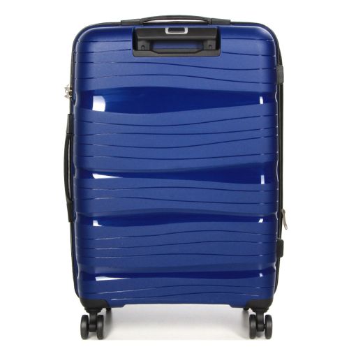 Чемодан средний M полипропилен Worldline Airtex 283 66×44×28см 80л Темно-синий