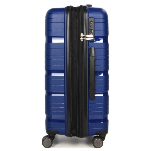 Чемодан средний M полипропилен Worldline Airtex 283 66×44×28см 80л Темно-синий
