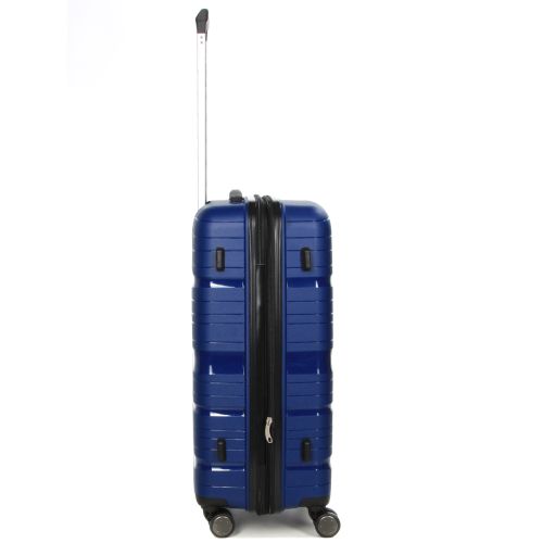 Чемодан средний M полипропилен Worldline Airtex 283 66×44×28см 80л Темно-синий