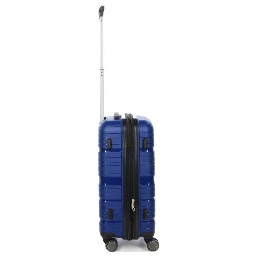 Чемодан маленький S полипропилен Worldline Airtex 283 56×33×22см 52л Темно-синий