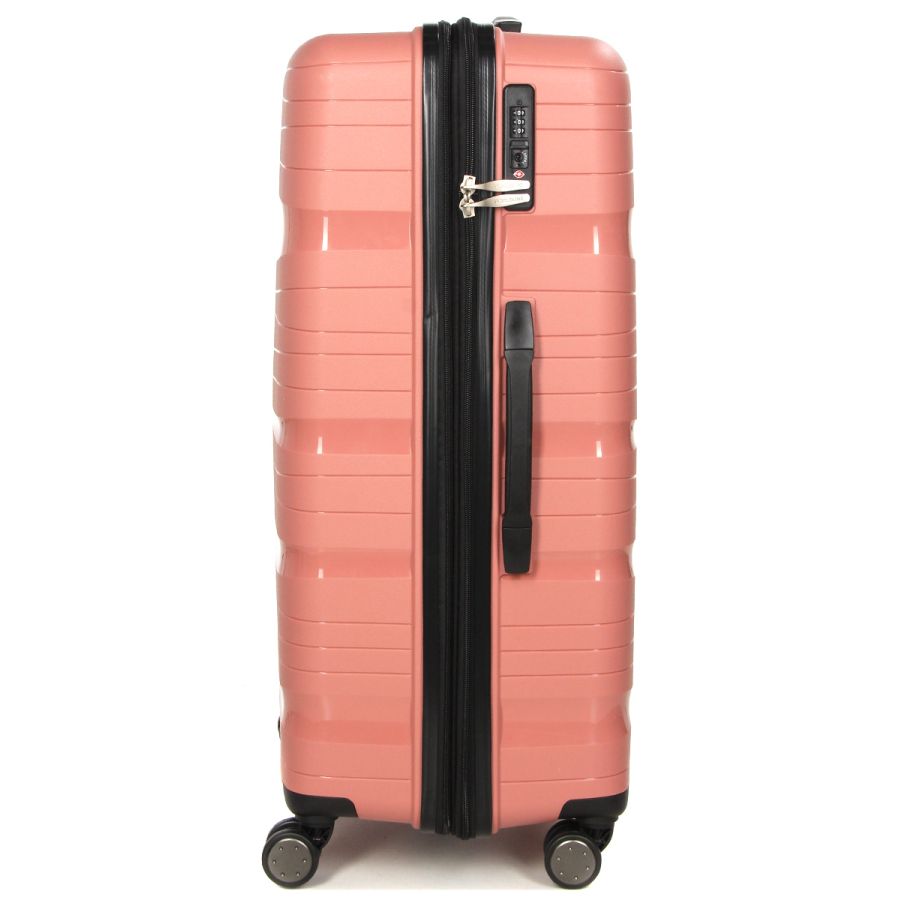 Чемодан большой L полипропилен Worldline Airtex 283 74,5×49×32см 120л Розовое золото