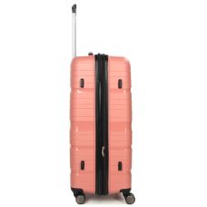 Чемодан большой L полипропилен Worldline Airteх 283 74,5×49×32см 120л Розовое золото