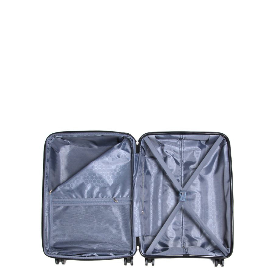 Чемодан средний M полипропилен Worldline Airtex 283 66×44×28см 80л Розовое золото