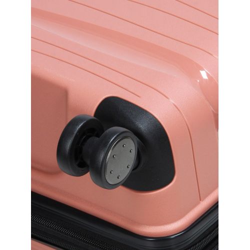 Чемодан средний M полипропилен Worldline Airtex 283 66×44×28см 80л Розовое золото