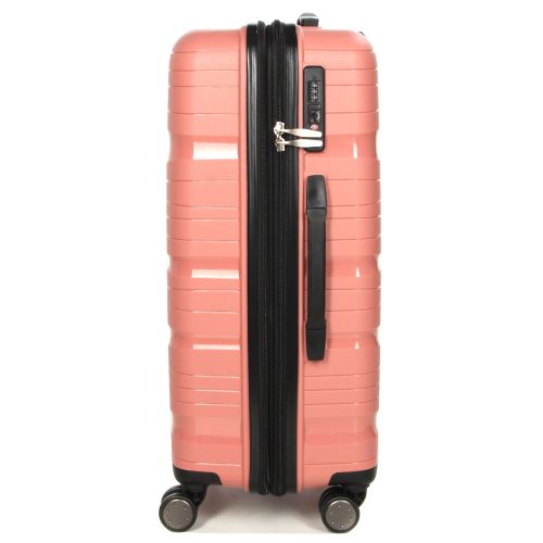 Чемодан средний M полипропилен Worldline Airtex 283 66×44×28см 80л Розовое золото