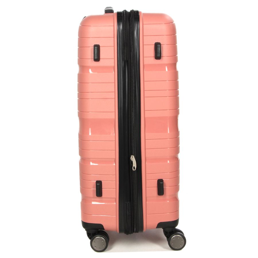 Чемодан средний M полипропилен Worldline Airtex 283 66×44×28см 80л Розовое золото