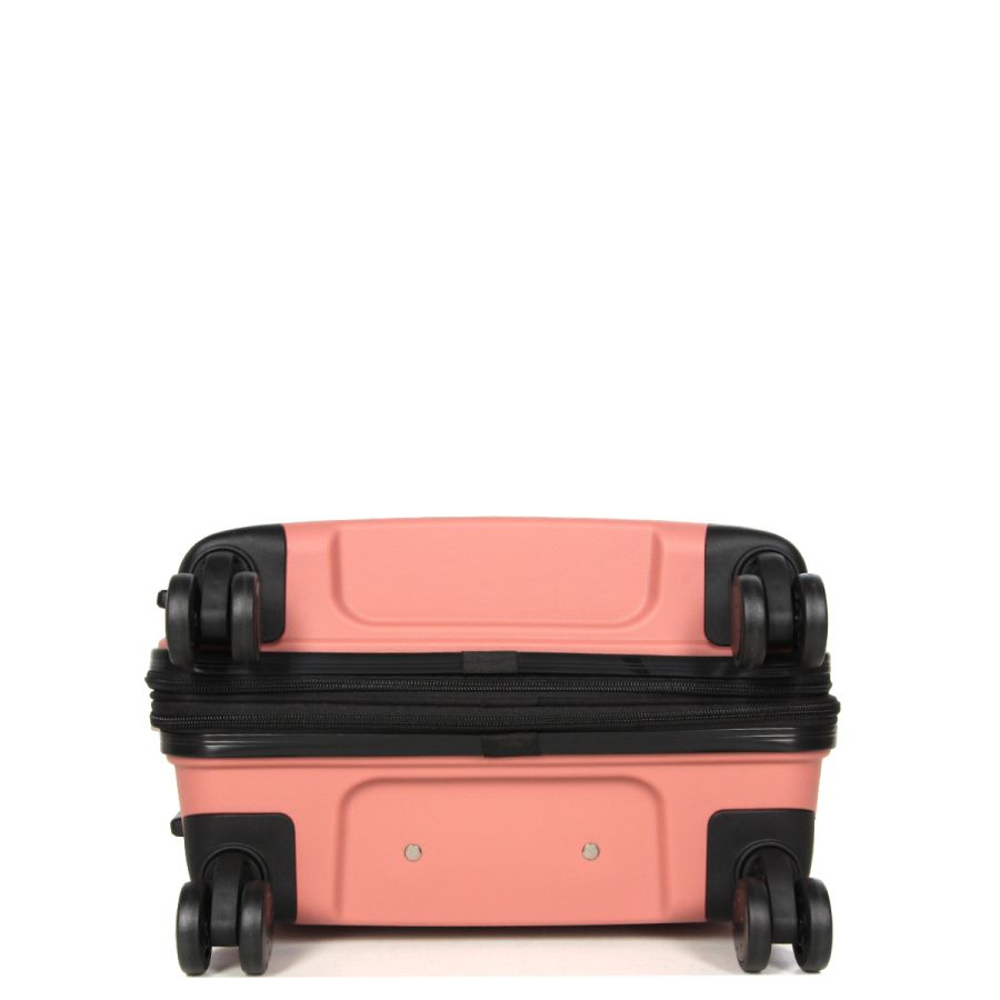 Чемодан маленький S полипропилен Worldline Airtex 283 56×33×22см 52л Розовое золото