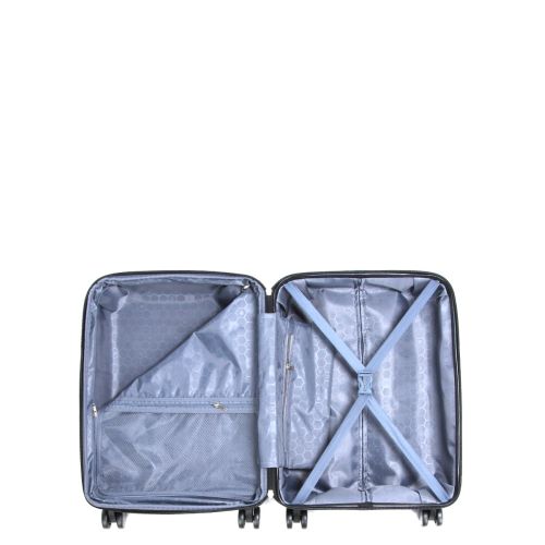 Чемодан маленький S полипропилен Worldline Airtex 283 56×33×22см 52л Розовое золото
