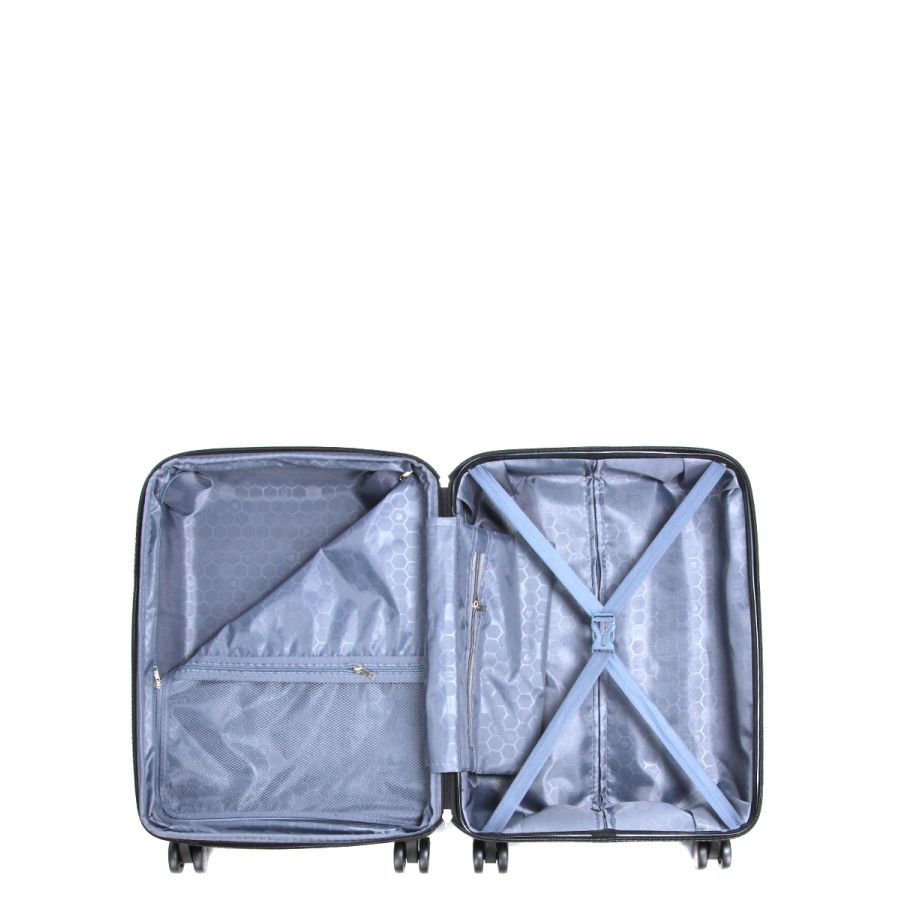 Чемодан маленький S полипропилен Worldline Airtex 283 56×33×22см 52л Розовое золото