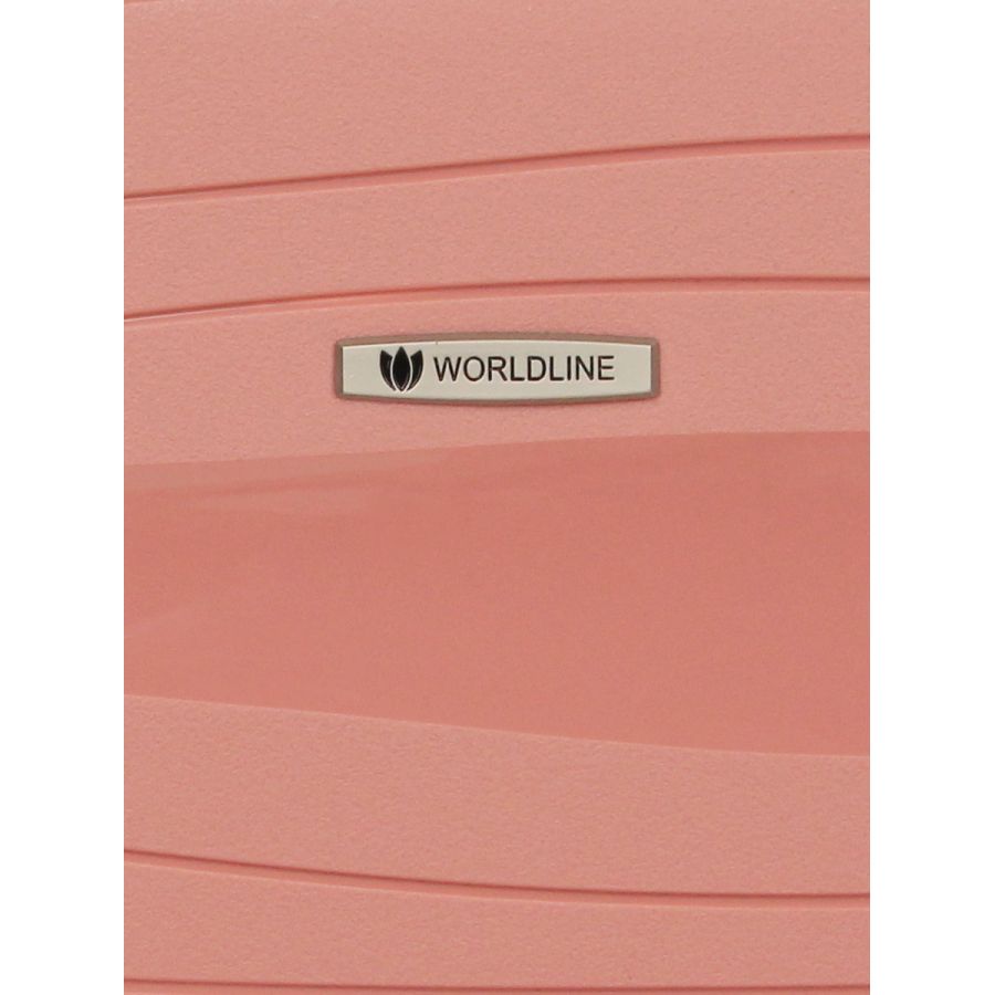 Чемодан маленький S полипропилен Worldline Airtex 283 56×33×22см 52л Розовое золото