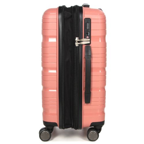 Чемодан маленький S полипропилен Worldline Airtex 283 56×33×22см 52л Розовое золото