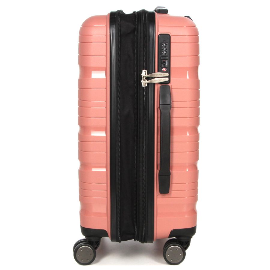 Чемодан маленький S полипропилен Worldline Airtex 283 56×33×22см 52л Розовое золото