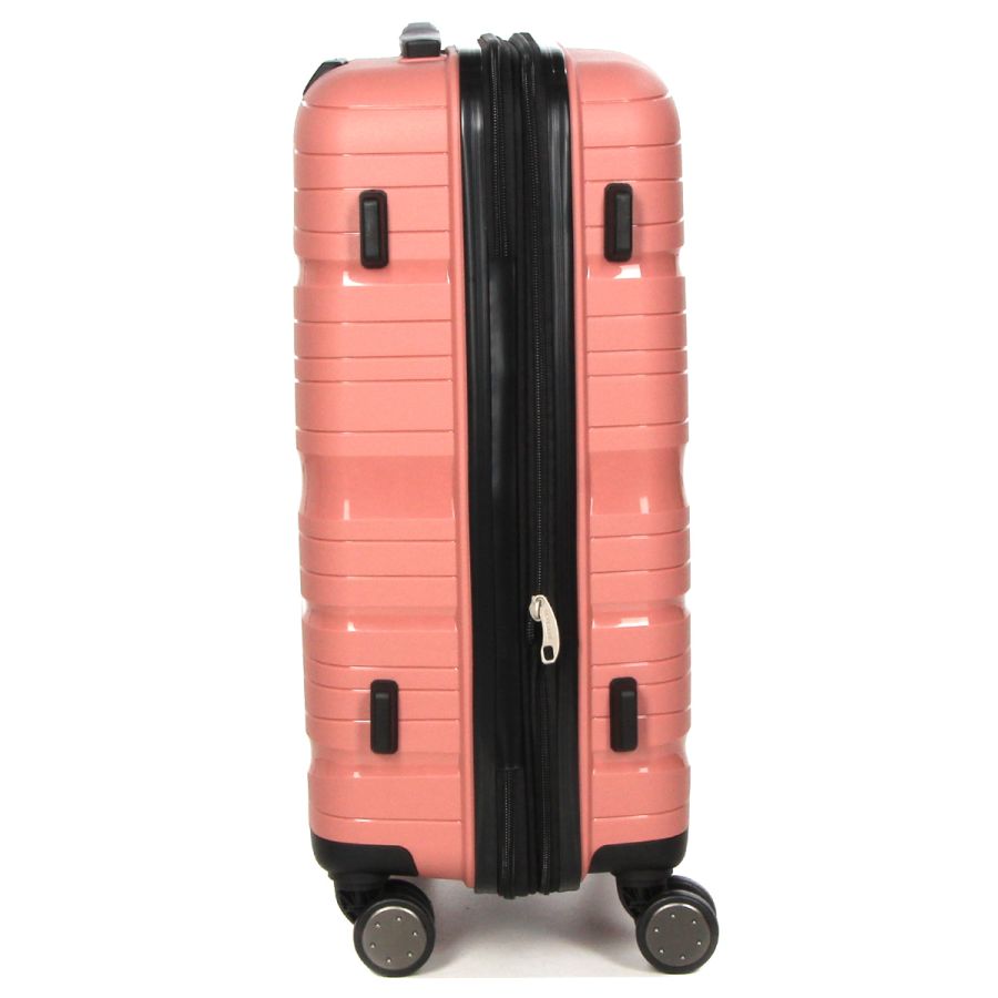 Чемодан маленький S полипропилен Worldline Airtex 283 56×33×22см 52л Розовое золото