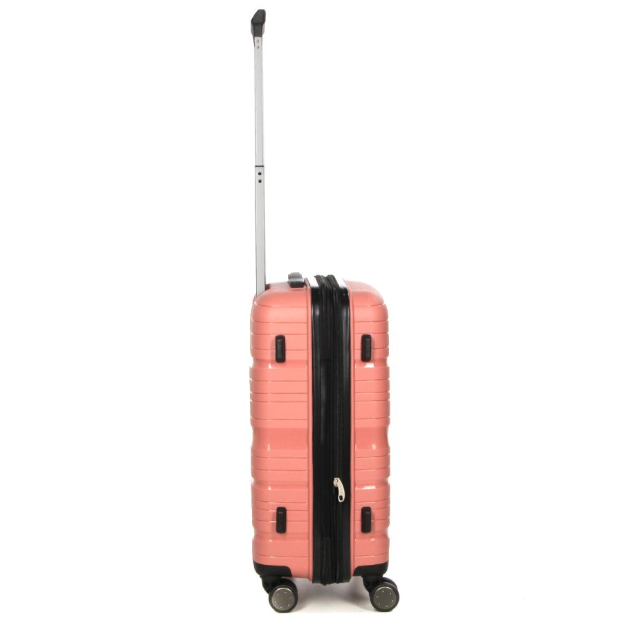 Чемодан маленький S полипропилен Worldline Airtex 283 56×33×22см 52л Розовое золото