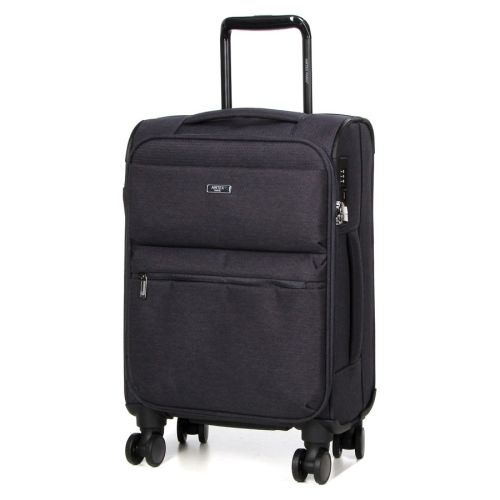 Чемодан маленький S тканевый Airtex 828 58×36×25см 39л Серый