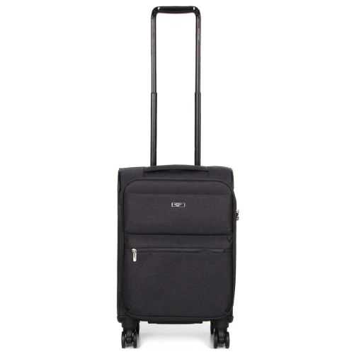 Чемодан маленький S тканевый Airtex 828 58×36×25см 39л Серый