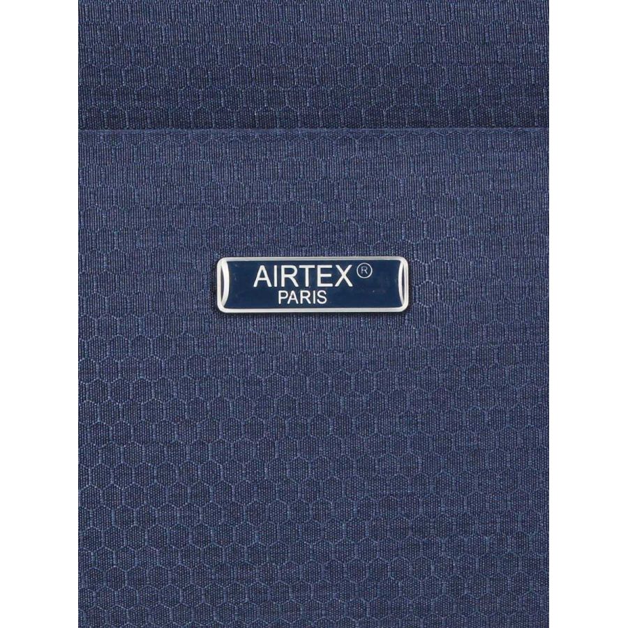 Чемодан маленький S тканевый Airtex 828 58×36×25см 39л Темно-синий