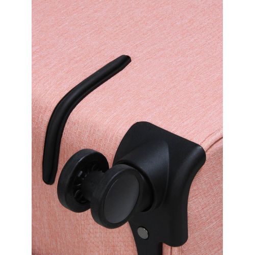 Чемодан большой L тканевый с расширением Airtex 828 78×48×34см 113л Розовый