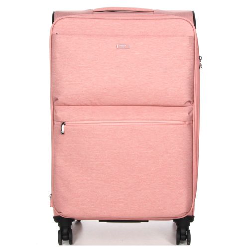 Чемодан большой L тканевый с расширением Airtex 828 78×48×34см 113л Розовый