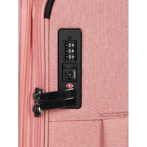 Чемодан средний M тканевый с расширением Airtex 828 68×42×31см 71л Розовый