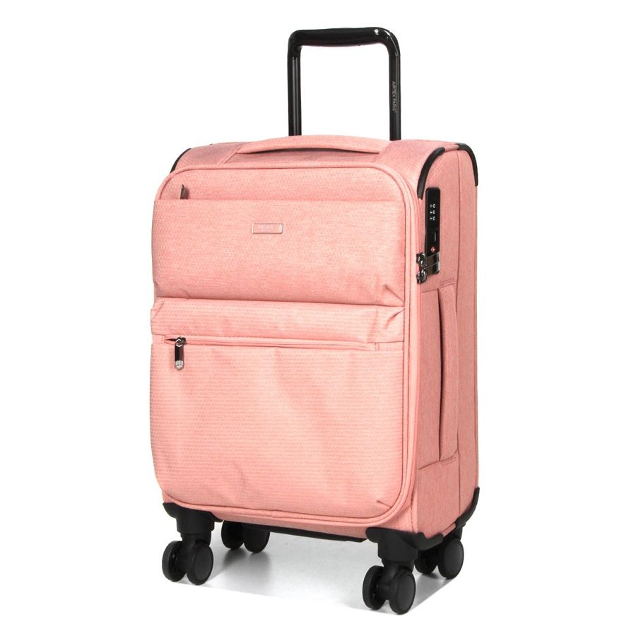 Чемодан маленький S тканевый Airtex 828 58×36×25см 39л Розовый