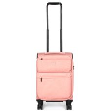 Чемодан маленький S тканевый Airteх 828 58×36×25см 39л Розовый