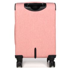 Чемодан маленький S тканевый Airteх 828 58×36×25см 39л Розовый