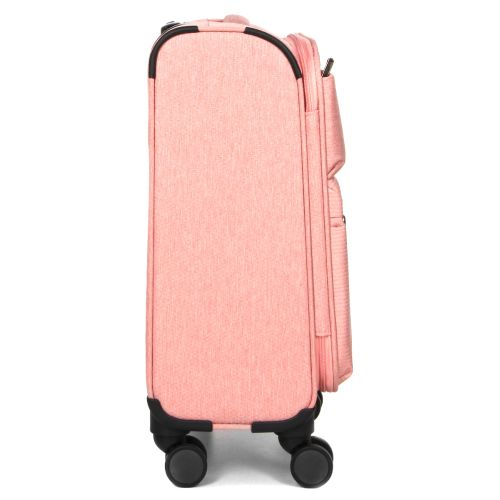 Чемодан маленький S тканевый Airtex 828 58×36×25см 39л Розовый