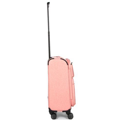 Чемодан маленький S тканевый Airtex 828 58×36×25см 39л Розовый