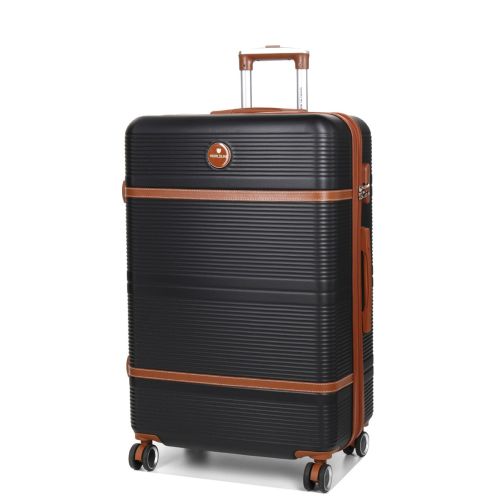 Чемодан большой L ABS-пластик Worldline Airtex 629 76×52×30см 110л Черный