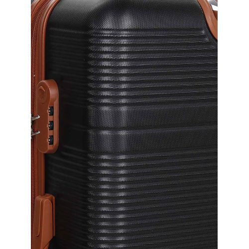 Чемодан большой L ABS-пластик Worldline Airtex 629 76×52×30см 110л Черный