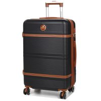Чемодан средний M ABS-пластик Worldline Airteх 629 67×45×27см 74л Черный