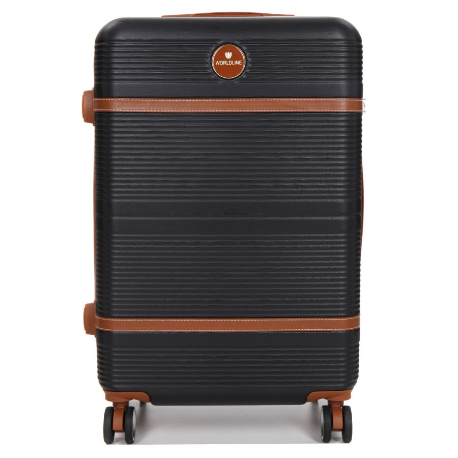 Чемодан средний M ABS-пластик Worldline Airtex 629 67×45×27см 74л Черный