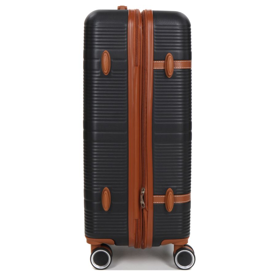Чемодан средний M ABS-пластик Worldline Airtex 629 67×45×27см 74л Черный