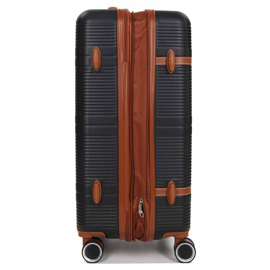 Чемодан средний M ABS-пластик Worldline Airtex 629 67×45×27см 74л Черный