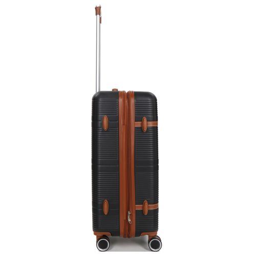 Чемодан средний M ABS-пластик Worldline Airtex 629 67×45×27см 74л Черный